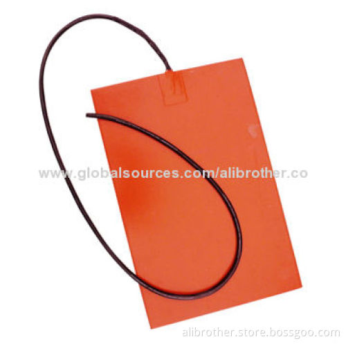 200*200mm 120W 12V Silicone Heated Mat, Customized Designs are Accepted